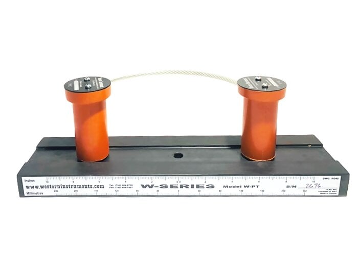 Western Instruments LP-5C Low Profile Cable Type Permanent Magnet Yoke